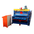 Full Automatic Gold Supplier Hot Sale Double Layer Panel Trapezoidal Corrugated IBR Step Tile Sheet Roll Forming Machine